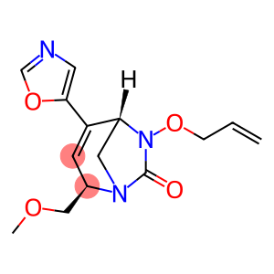 1,6-Diazabicyclo[3.2.1]oct-3-en-7-one, 2-(methoxymethyl)-4-(5-oxazolyl)-6-(2-propen-1-yloxy)-, (2R,5S)-rel