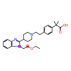 4-[2-[4-[1-(2-Ethoxyethyl)-1H-benziMidazol-2-yl]-1-piperidinyl]ethyl]-α,α-diMethylbenzeneaceticAcid