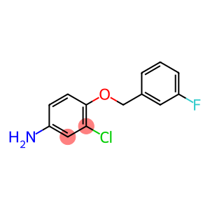 BenzenaMine, 3-chloro-4-[(3-fluorophenyl)Methoxy]-