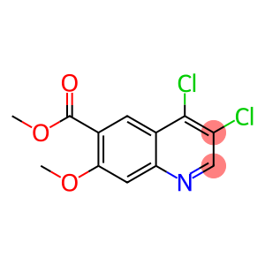 6-Quinolinecarboxylic acid, 3,4-dichloro-7-methoxy-, methyl ester