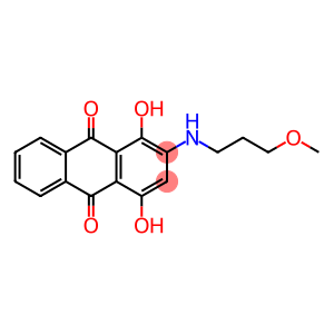 9,10-Anthracenedione, 1,4-dihydroxy-2-[(3-methoxypropyl)amino]-
