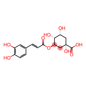 1,4α,5α-Trihydroxy-3β-(3,4-dihydroxy-trans-cinnamoyloxy)cyclohexane-1β-carboxylic acid