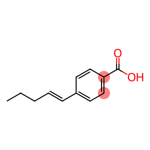 4-(pent-1-en-1-yl)benzoic acid