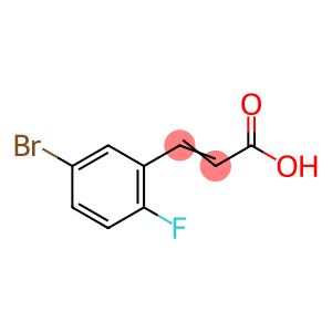 2-Propenoic acid,3-(5-broMo-2-fluorophenyl)-