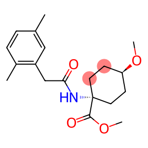 methyl cis-1-{[(2,5-dimethylphenyl)acetyl]amino}-4-methoxycyclohexanecarboxylate