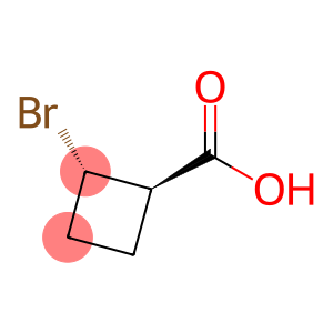 Cyclobutanecarboxylic acid, 2-bromo-, (1R,2S)-rel-