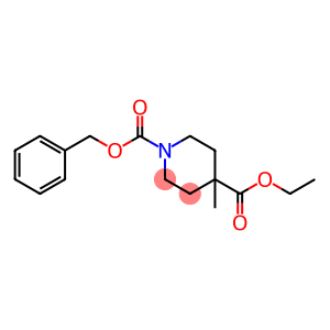 1-benzyl 4-ethyl 4-methylpiperidine-1,4-dicarboxylate
