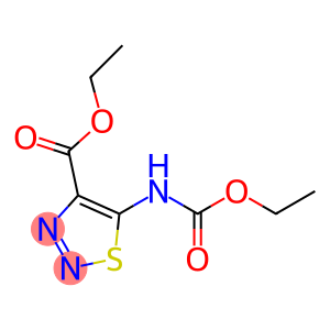 1,2,3-Thiadiazole-4-carboxylic acid, 5-[(ethoxycarbonyl)amino]-, ethyl ester