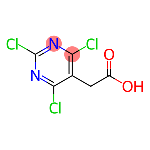 2,4,6-TRICHLORO-5-(2-ACETIC ACID) PYRIMIDINE