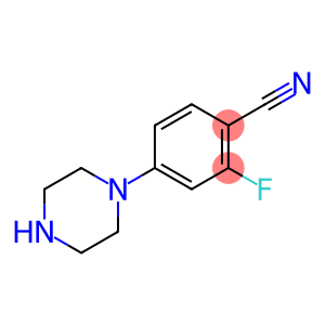 Benzonitrile, 2-fluoro-4-(1-piperazinyl)-