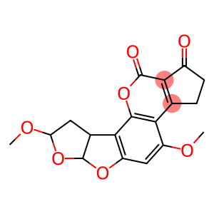 4,8-Dimethoxy-2,3,6a,8,9,9a-hexahydrocyclopenta[c]furo[3',2':4,5]furo[2,3-h][1]benzopyran-1,11-dione