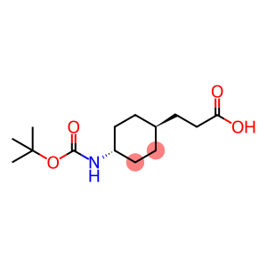 3-(trans-4-((tert-Butoxycarbonyl)amino)cyclohexyl)propanoic acid