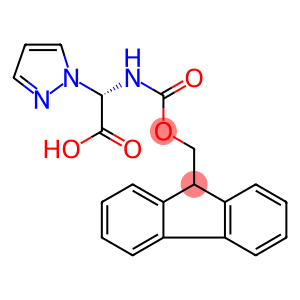 1H-Pyrazole-1-acetic acid, α-[[(9H-fluoren-9-ylmethoxy)carbonyl]amino]-, (αS)-