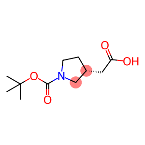 (R)-2-(1-BOC-3-吡咯烷基)乙酸