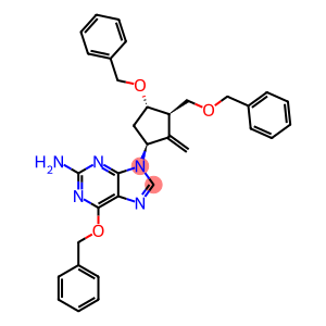 9H-Purine-2-Amine,9-[(1S,3R,4S)-2-Methylene-4-(Phenylmethoxy)-3-[(Phenylmethoxy)Methyl]Cyclopentyl]-6-(Phenylmethoxy)