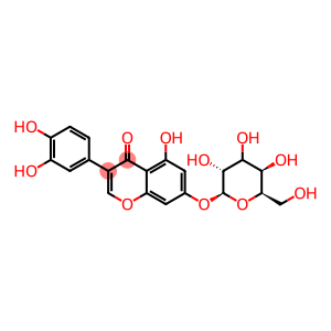 3-(3,4-dihydroxyphenyl)-5-hydroxy-7-[(2S,3R,5R,6R)-3,4,5-trihydroxy-6- (hydroxymethyl)oxan-2-yl]oxy-chromen-4-one