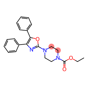 4-(4,5-Diphenyl-2-oxazolyl)-1-piperazinecarboxylic acid ethyl ester