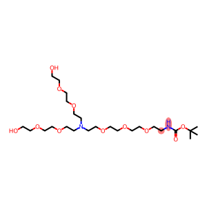 5,8,11,17,20-Pentaoxa-2,14-diazadocosanoic acid, 22-hydroxy-14-[2-[2-(2-hydroxyethoxy)ethoxy]ethyl]-, 1,1-dimethylethyl ester