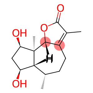 (6S)-5,6,6aβ,7,8,9,9a,9bβ-Octahydro-7β,9β-dihydroxy-3,6α,9aα-trimethylazuleno[4,5-b]furan-2(4H)-one