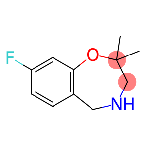 1,4-Benzoxazepine, 8-fluoro-2,3,4,5-tetrahydro-2,2-dimethyl-