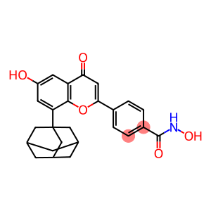 Benzamide, N-hydroxy-4-(6-hydroxy-4-oxo-8-tricyclo[3.3.1.13,7]dec-1-yl-4H-1-benzopyran-2-yl)-