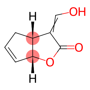 2H-Cyclopenta[b]furan-2-one, 3,3a,4,6a-tetrahydro-3-(hydroxymethylene)-, cis- (9CI)