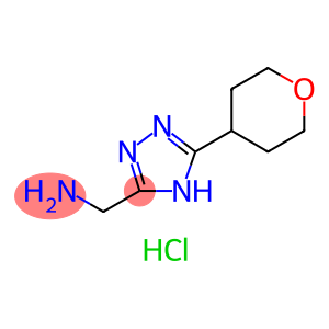 [5-(oxan-4-yl)-4H-1,2,4-triazol-3-yl]methanamine Hydrochloride