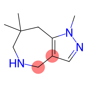 1,7,7-trimethyl-1H,4H,5H,6H,7H,8H-pyrazolo[4,3-c]azepine