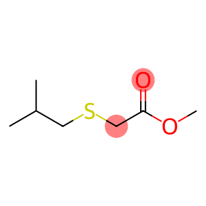 (Isobutylthio)acetic acid methyl ester