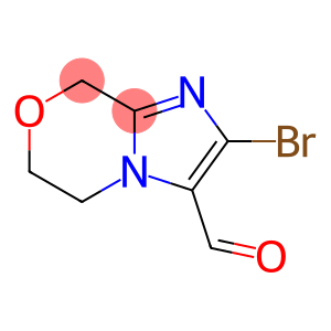 8H-Imidazo[2,1-c][1,4]oxazine-3-carboxaldehyde, 2-bromo-5,6-dihydro-