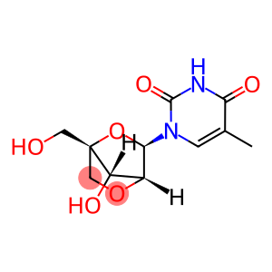 1-[2,5-Anhydro-4-C-(hydroxymethyl)-alpha-L-lyxofuranosyl]-5-methyl-2,4(1H,3H)-pyrimidinedione