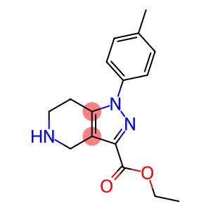 1H-Pyrazolo[4,3-c]pyridine-3-carboxylic acid, 4,5,6,7-tetrahydro-1-(4-methylphenyl)-, ethyl ester