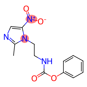 phenyl 2-{5-nitro-2-methyl-1H-imidazol-1-yl}ethylcarbamate