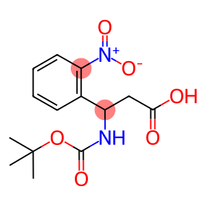 3-[(2-methylpropan-2-yl)oxycarbonylamino]-3-(2-nitrophenyl)propanoic acid
