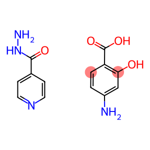 异烟肼 4-氨基-2-羟基苯甲酸盐