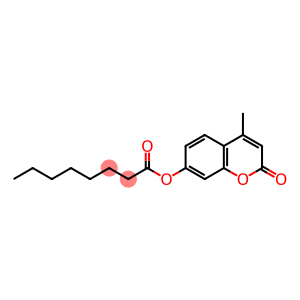 Octanoic acid, 4-methyl-2-oxo-2H-1-benzopyran-7-yl ester