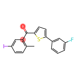 (5-(3-Fluorophenyl)thiophen-2-yl)(5-iodo-2-methylphenyl)methanone
