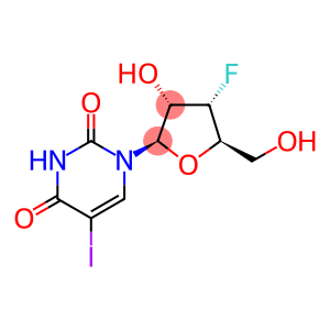 5-Iodo-3'-deoxy-3'-fluorouridine