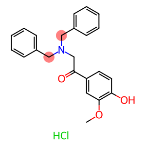2-(二苯甲基氨基)-4′-羟基-3′-甲氧基苯乙酮 盐酸盐