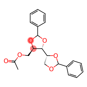2-O,3-O:4-O,5-O-Dibenzylidene-D-arabinitol acetate