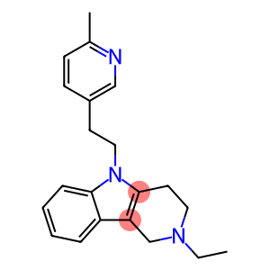 2,3,4,5-Tetrahydro-2-ethyl-5-[2-(6-methyl-3-pyridyl)ethyl]-1H-pyrido[4,3-b]indole