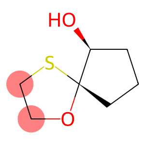 1-Oxa-4-thiaspiro[4.4]nonan-6-ol,(5R,6S)-rel-(9CI)