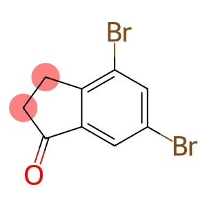 4,6-dibromo-2,3-dihydroinden-1-one