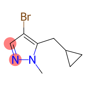 4-bromo-5-(cyclopropylmethyl)-1-methyl-1H-pyrazole