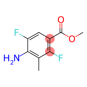 Benzoic acid, 4-amino-2,5-difluoro-3-methyl-, methyl ester (9CI)