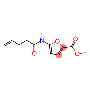 2-Furancarboxylic  acid,  5-[methyl(1-oxo-4-pentenyl)amino]-,  methyl  ester  (9CI)