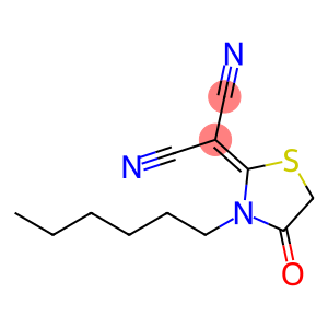 2-(3-己基-4-氧噻唑烷-2-亚基)丙二腈