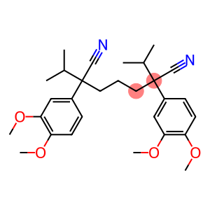 Heptanedinitrile, 2,6-bis(3,4-dimethoxyphenyl)-2,6-bis(1-methylethyl)-