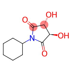 2,5-Pyrrolidinedione, 1-cyclohexyl-3,4-dihydroxy-, (3R,4R)- (9CI)