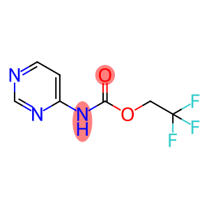 2,2,2-trifluoroethyl N-(pyrimidin-4-yl)carbamate